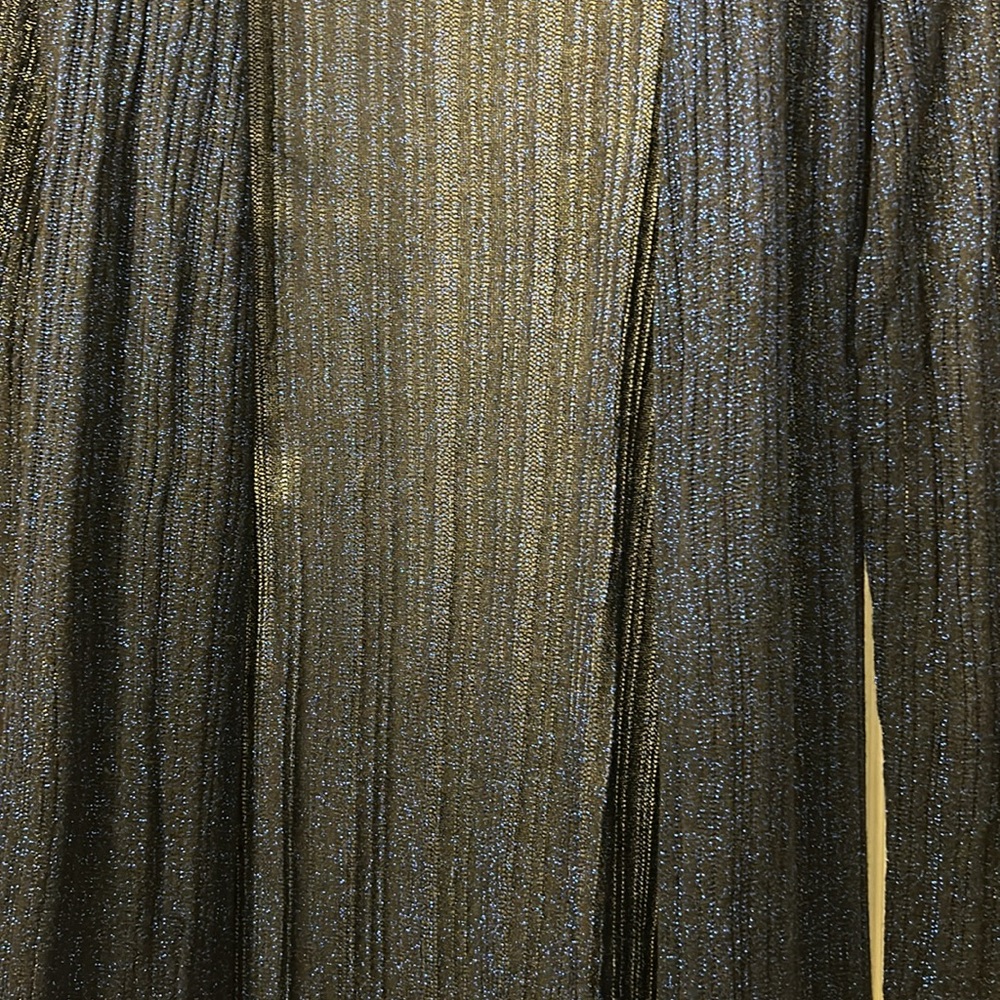 New! White House | Black Market Shimmer Blue Coverup - Picture 2 of 6